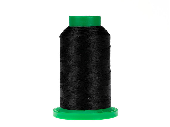 0020 Black Isacord Embroidery Thread 1000m
