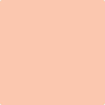 72-Sanibal: Peach a paint color by Benjamin Moore avaiable at Clement's Paint in Austin, TX.