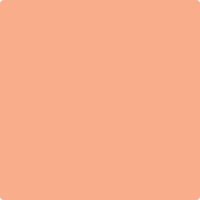 81-Intense: Peach a paint color by Benjamin Moore avaiable at Clement's Paint in Austin, TX.