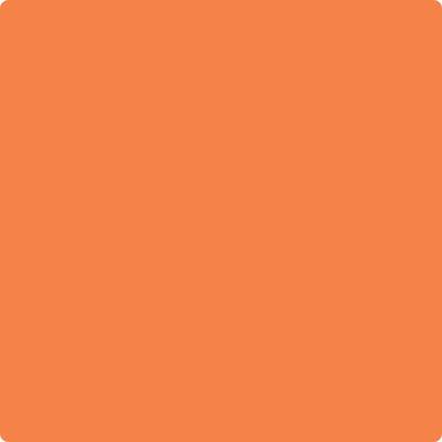 91-Tangerine: Melt a paint color by Benjamin Moore avaiable at Clement's Paint in Austin, TX.