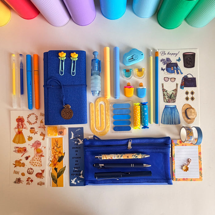 Blue & Yellow Stationery Bundle
