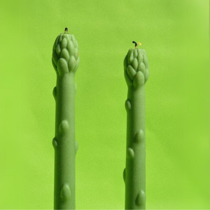 Asparagus Taper Candle