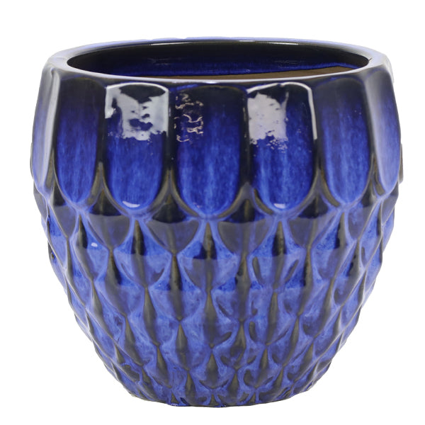 Bassac Planter Set Of 3 Blue