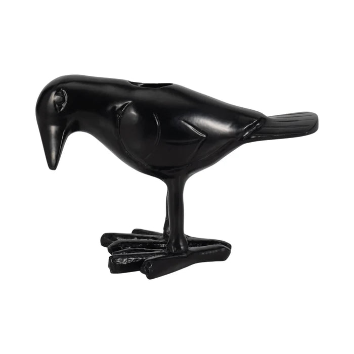 Black Crow Taper Candle Holder