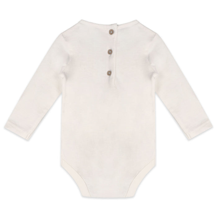 Organic Long Sleeve Baby Bodysuit (Back)