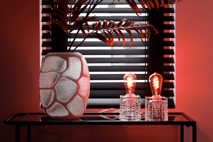 Calex Table Lamp Square - E27 - Glass - Clear