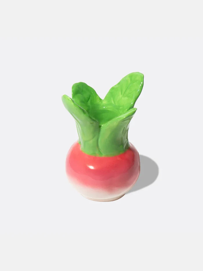 Ceramic Radish Taper Candle Holder
