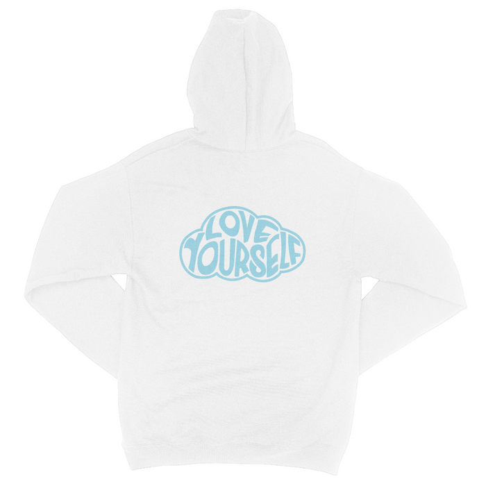 Clouds White Hoodie (Blue)