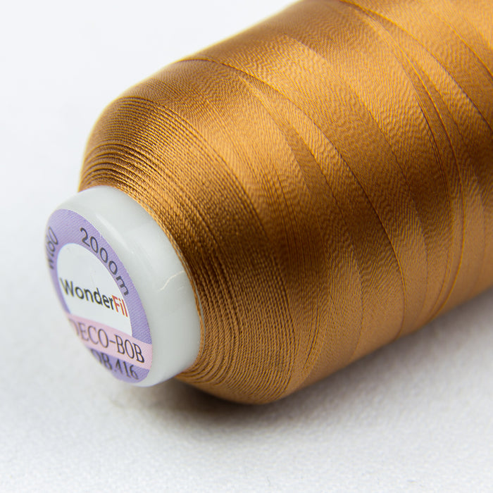 Decobob | Dark Copper 416 | 80wt Thread