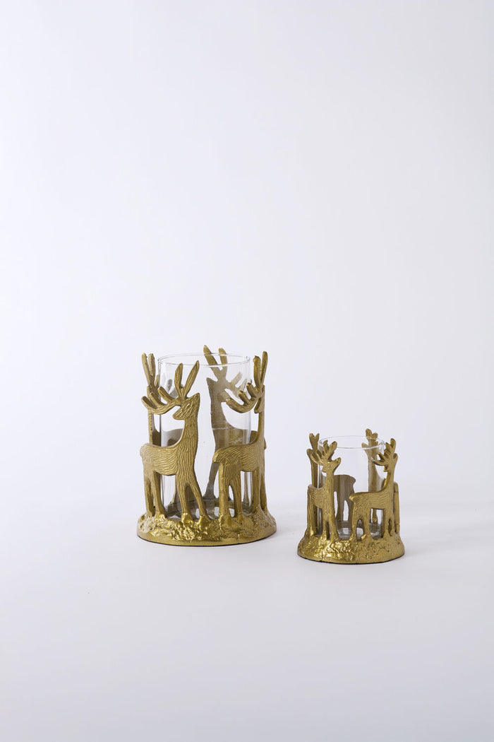 Deer Dance Votive Candle Holder
