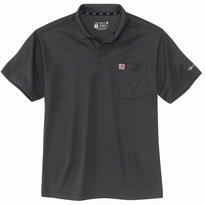 Force Relaxed Fit Lightweight Short-Sleeve Pocket Polo - 029-Shadow | Carhartt 106662
