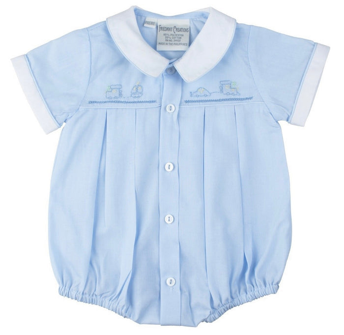 Friedknit Blue Train Creeper