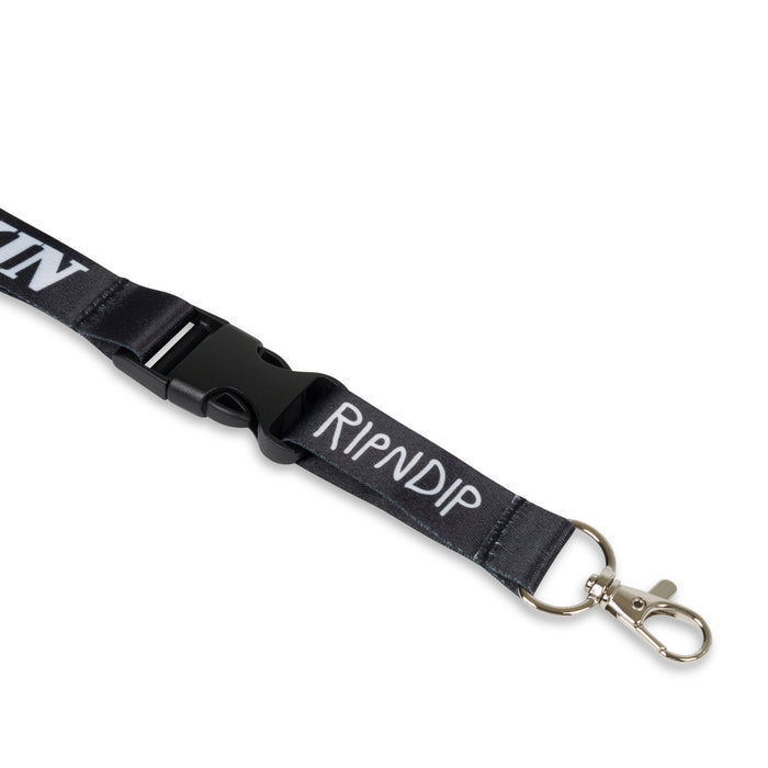 RIPNDIP Fuckin Fuck Lanyard (Black)