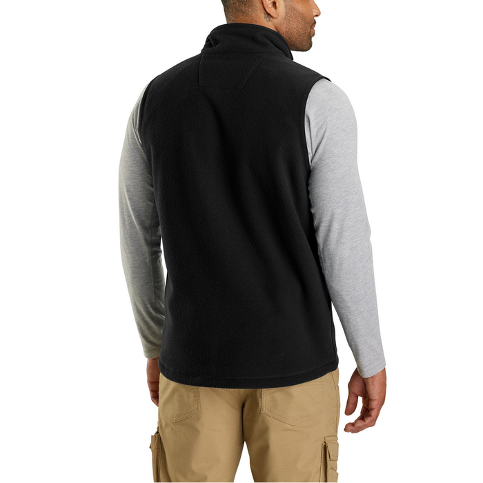 Full-Zip Relaxed Fit Fleece Vest - N04-Black | Carhartt 106418