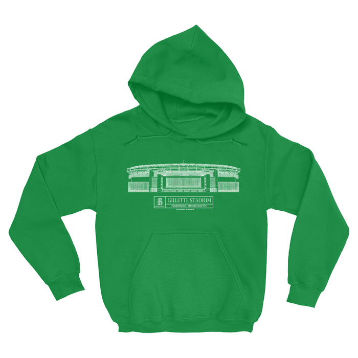 Gillette Stadium St Patricks Day Hoodie