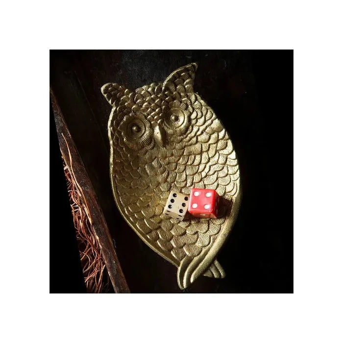 Gold Owl Tray