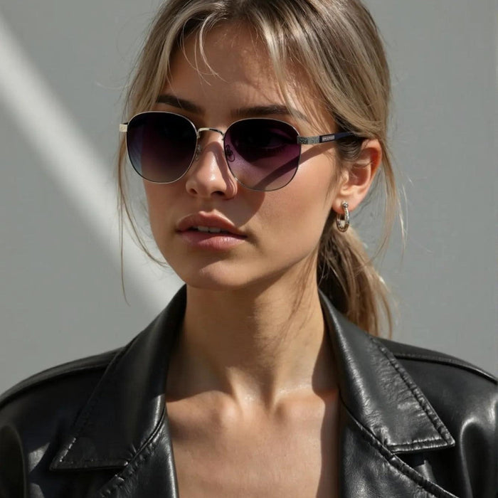 Golden Brown Round Full Rim