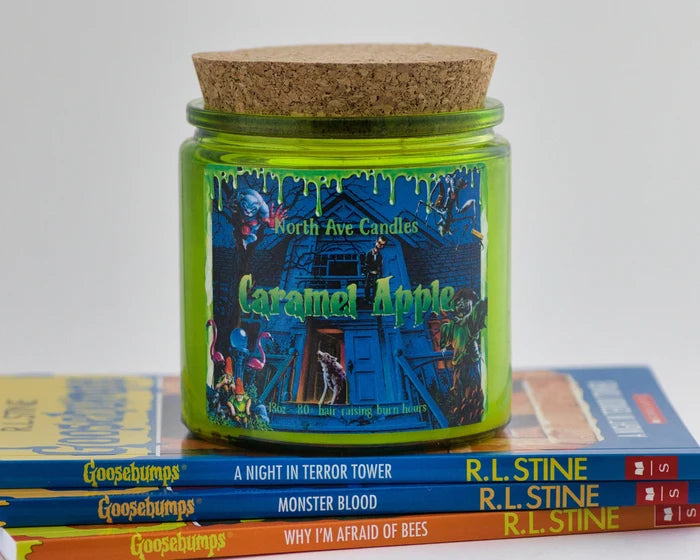 Goosebumps Caramel Apple Scented Jar Candle