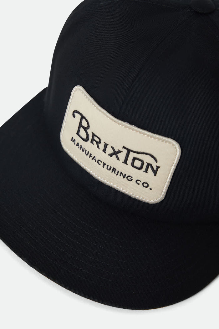Men's Grade Snapback in the color Black/Off White - Additional Laydown image