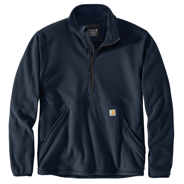 Half-Zip Relaxed Fit Fleece Pullover - I26-Navy | Carhartt 106417