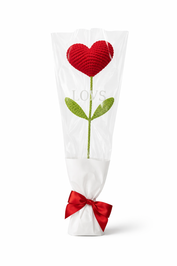 Handmade Crochet Heart Bouquet – The Perfect Symbol of Love & Care