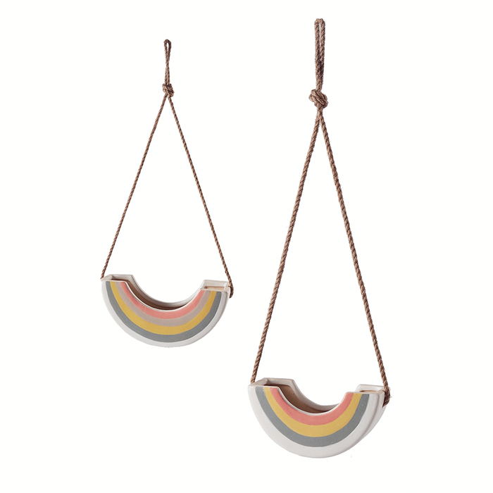 Hanging Rainbow Planter