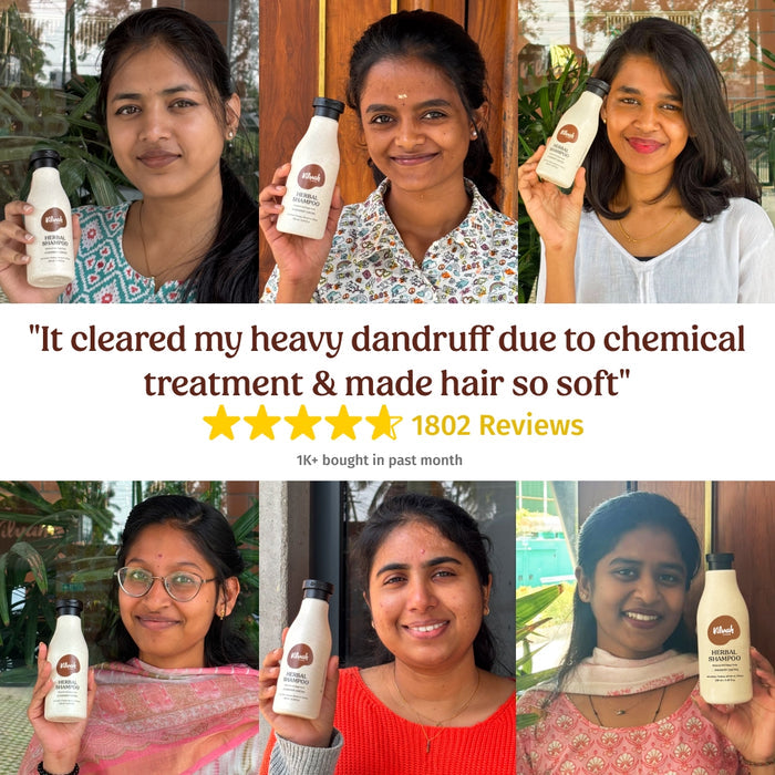star ratings and reviews for vilvah herbal shampoo