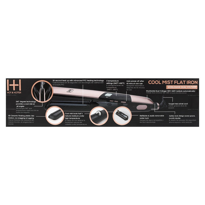 Hot & Hotter Cool Mist Flat Iron - ikatehouse
