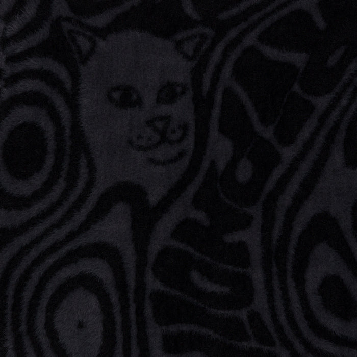 RIPNDIP Hypnotic Open Front Crop Top (Black)