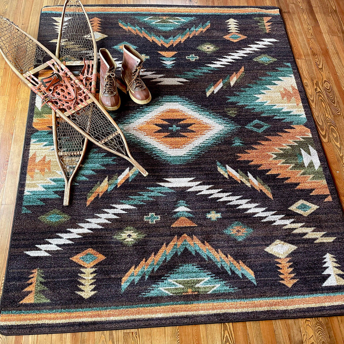 Image of an area rug, Interlaced Horizon - Gem
