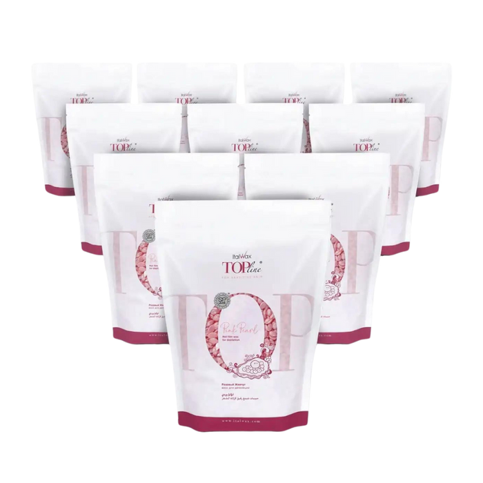 Italwax - Top Line Hard Wax - Pink Pearl, 10 x 750g