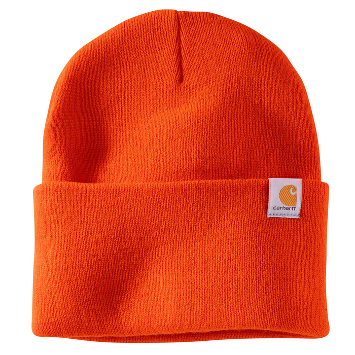 Knit Cuffed Beanie - BOG-Brite Orange | Carhartt 104597