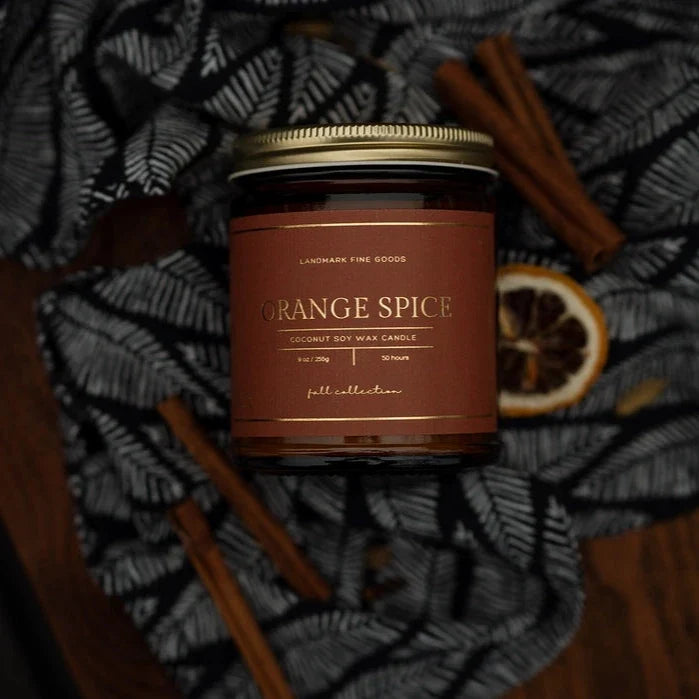 Landmark Fine Goods Orange Spice Scented Candle