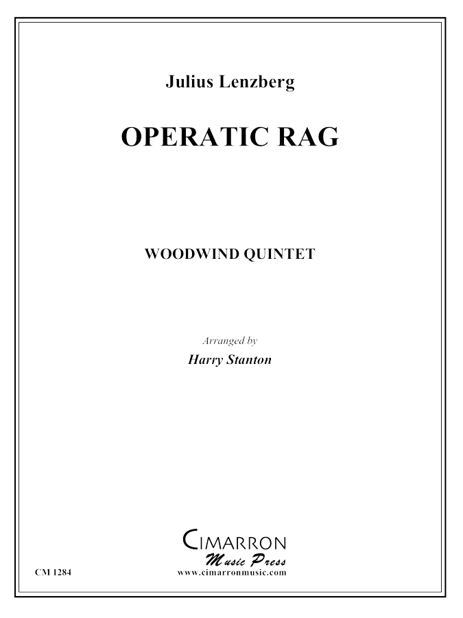 Lenzberg - Operatic Rag - Woodwind Quintet