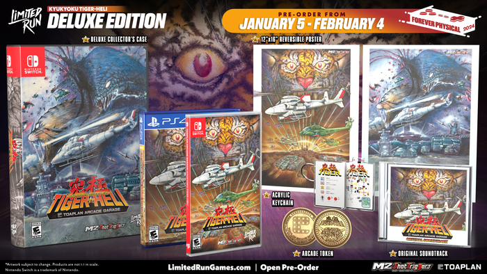 Limited Run #542: Toaplan Arcade Garage: Kyukyoku Tiger-Heli Deluxe Edition (PS4)