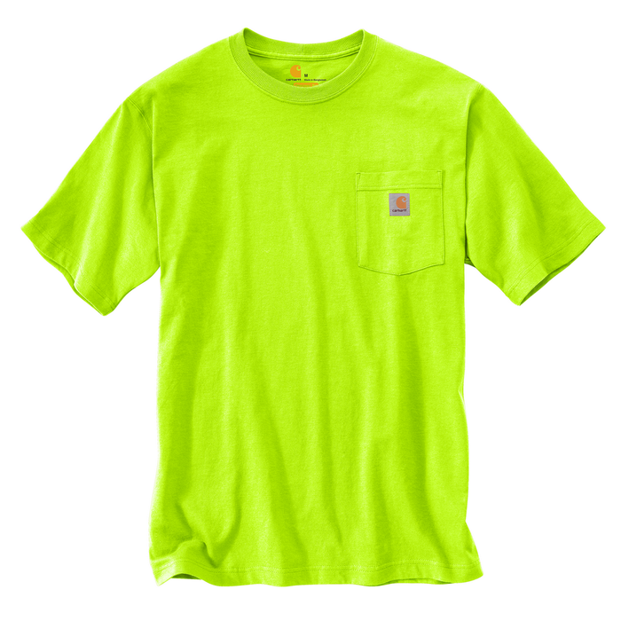 Loose Fit Heavyweight Short-Sleeve Pocket T-Shirt - BLM-Brite Lime | Carhartt K87