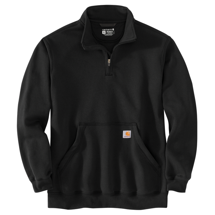 Loose Fit Midweight Quarter-Zip Mock-Neck Sweatshirt - BLK-Black | Carhartt 105294