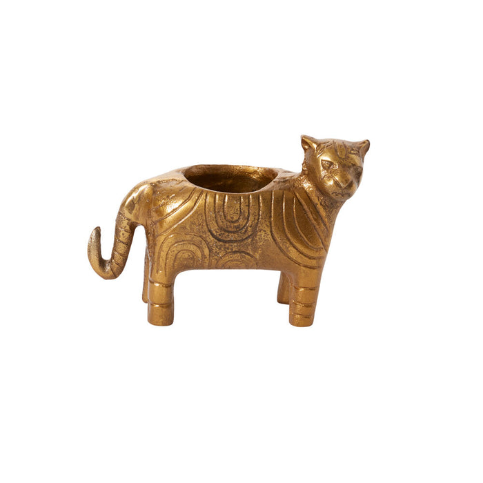 Metal Tiger Planter