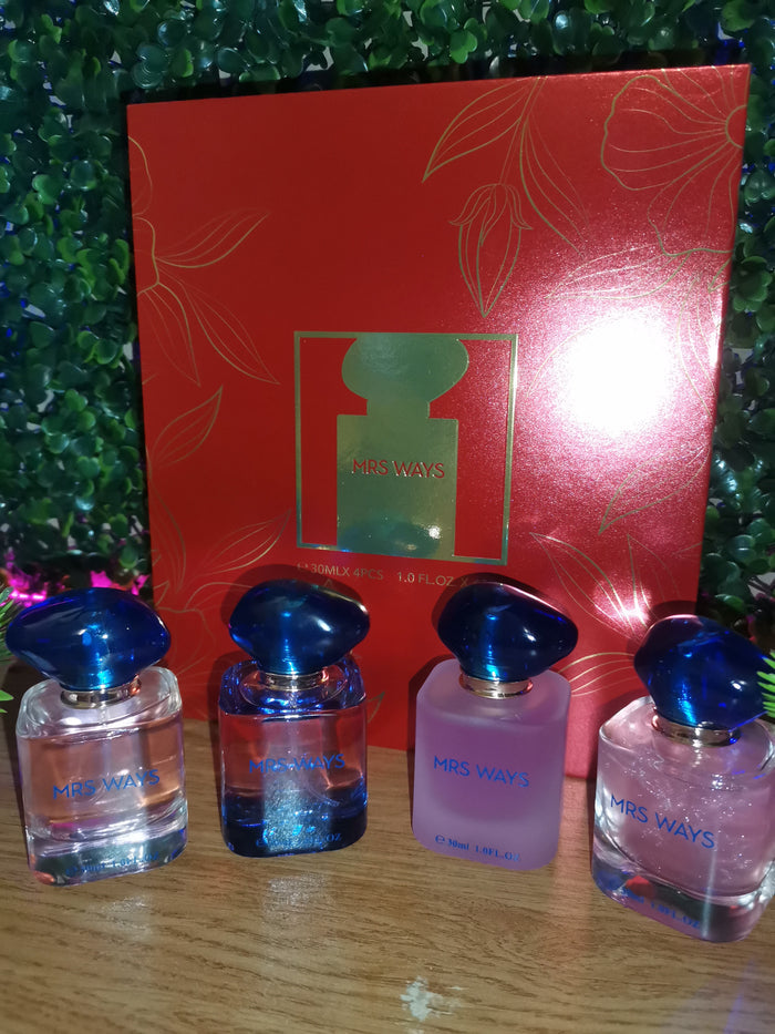MRS WAYS 4 PC PARFUME SET B998