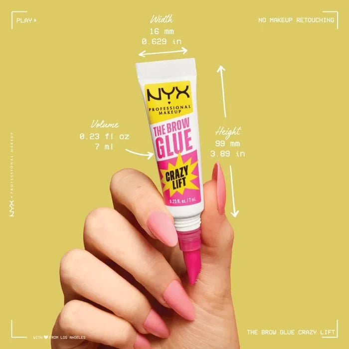 NYX Professional Makeup The Brow Glue Crazy Lift 24HR