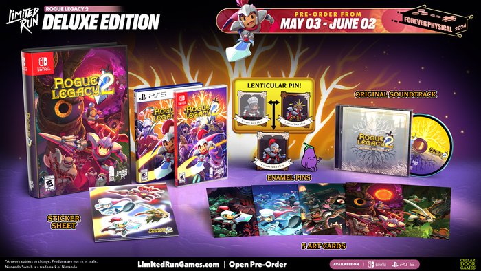 PS5 Limited Run #100: Rogue Legacy 2 Deluxe Edition