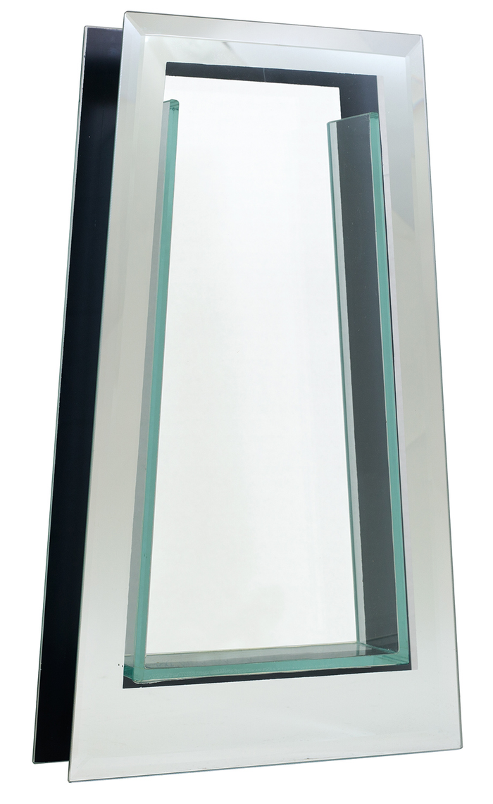 PYRAMID MIRROR TRIM VASE - 8-Piece per Pack