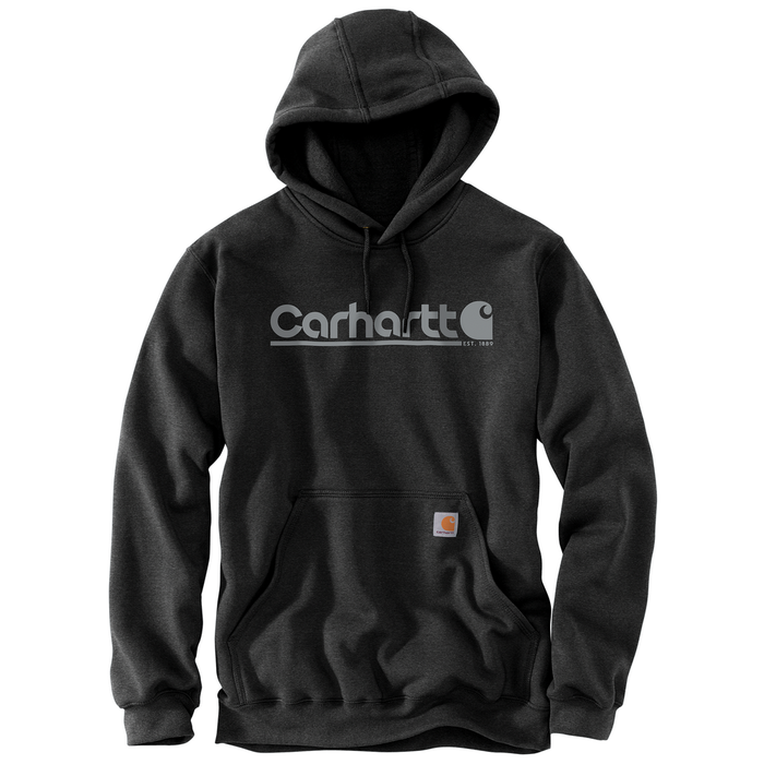 Rain Defender®Loose Fit Midweight Logo Graphic Sweatshirt - CRH-Carbon Heather | Carhartt 106793