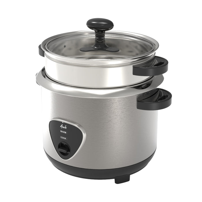 RC-102 ASAHI 1.8L V2 ALL SS R.COOKER W/ STEAMER