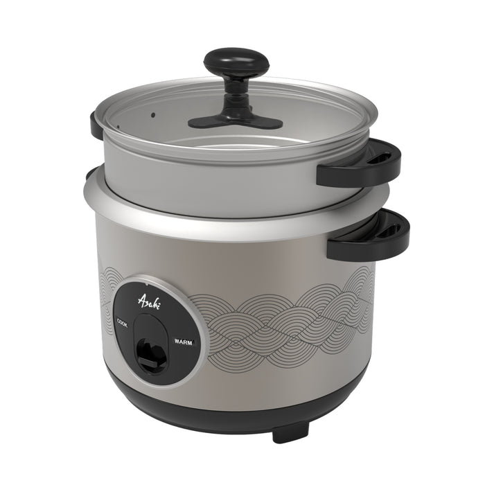 RC-103 ASAHI 1.8L V2 CHAMPAGNE R.COOKER W/ STEAMER