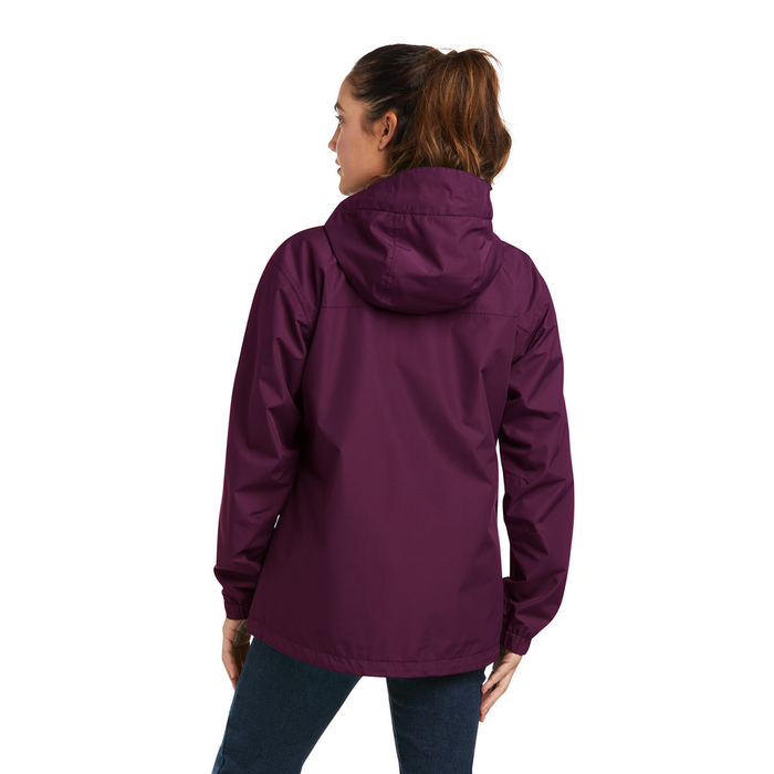 REBAR STORMSHELL LOGO H2O JACKET - 020-Gray | Ariat 10037843