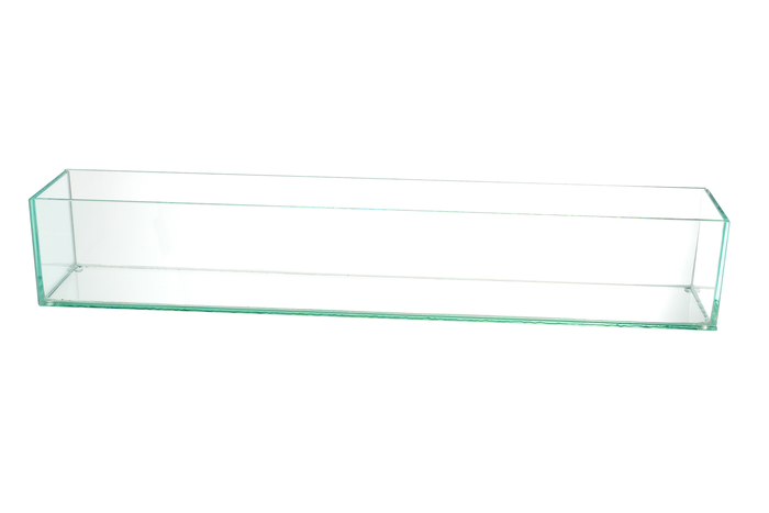RECTANGLE VASE - 24" × 4" × 4" - 6-Piece per Pack