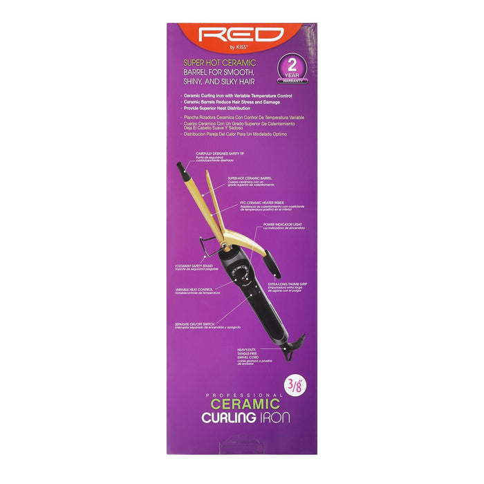 Red by Kiss 3/8" Curling Iron - ikatehouse