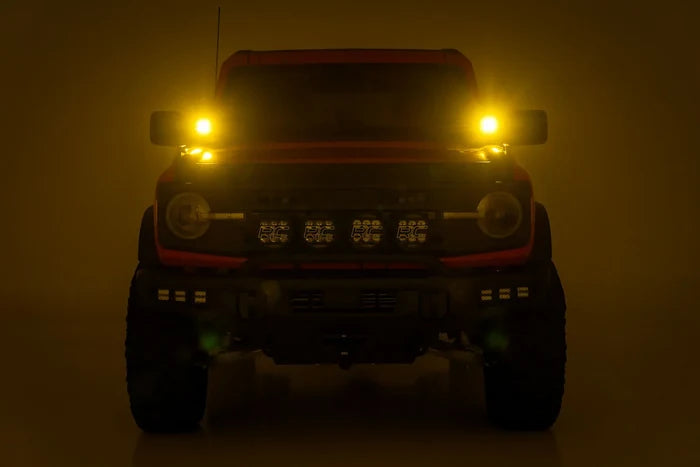 Rough Country 2 Inch Led Spot Amber Light Pods