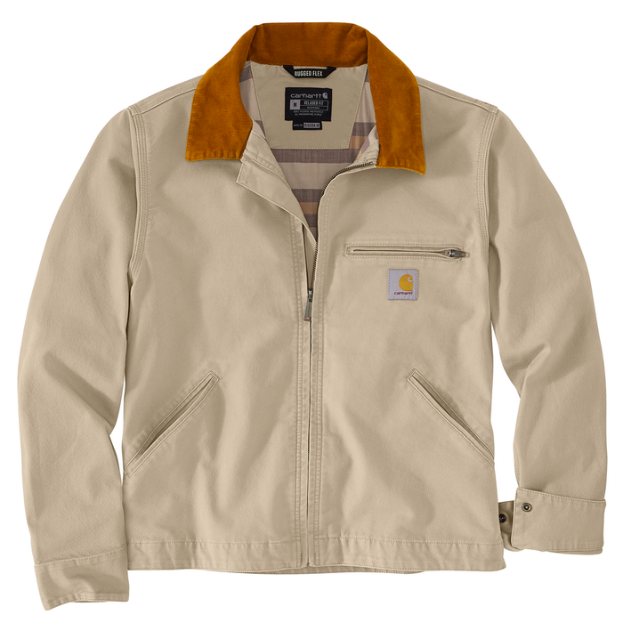 Rugged Flex® Relaxed Fit Duck Detroit Jacket - B73-Sand Dune | Carhartt 106234